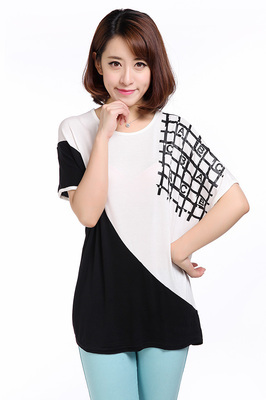 2014.5.8 別有天夏季新款簡單T恤 661 - 別有天 - T恤 四季青服裝批發(fā)網